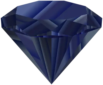 a blue diamond on a white background