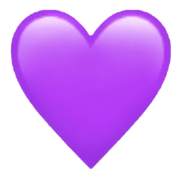 a purple heart shaped balloon