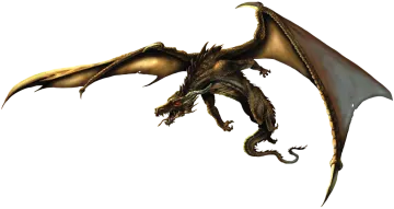an image of a dragon flying in the air