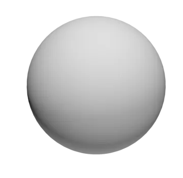 an image of a sphere on a white background