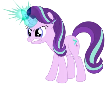 a pinkie pony with green hair and blue eyes