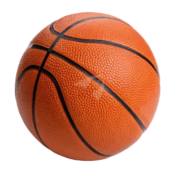 a basketball ball on a white background