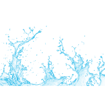 water splash on a white background