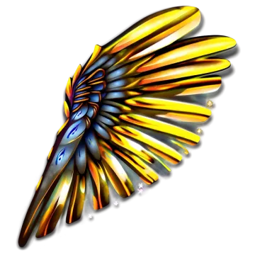 a drawing of a feather on a white background