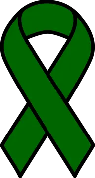 a green awareness ribbon