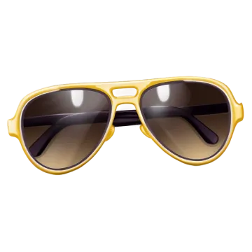 a pair of sunglasses on a white background