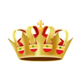 a crown on a white background