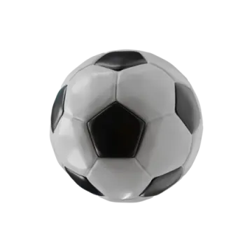 a soccer ball on a white background