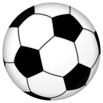 a soccer ball on a white background