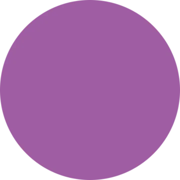a purple circle with a white background