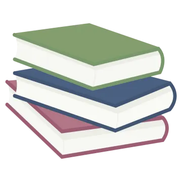 a stack of books