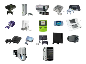 many different types of video game consoles