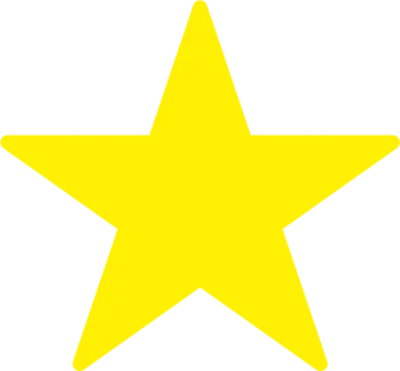 a black and white star