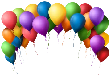 a bunch of balloons