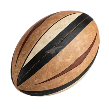 a rugby ball on a white background