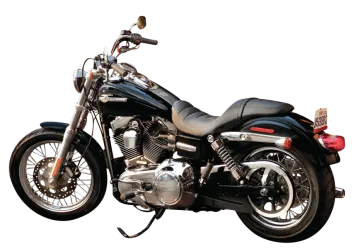 a black and silver motorcycle