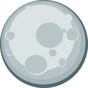 a full moon clipart