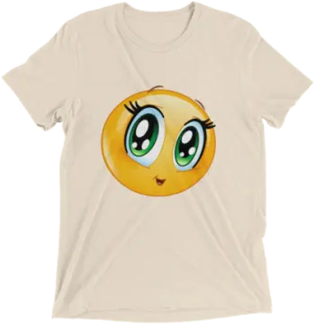 a t - shirt with an image of a smiley face