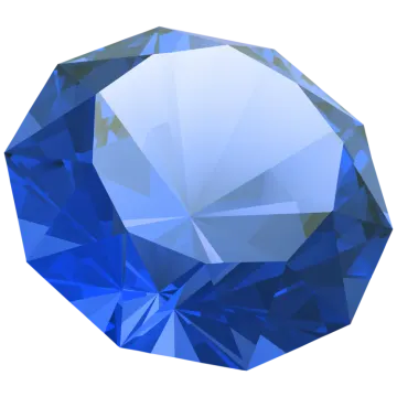 an image of a blue diamond