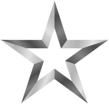 a silver star
