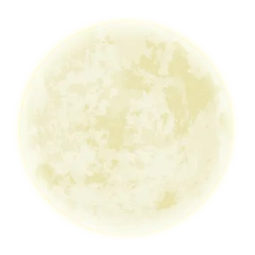 a full moon on a white background