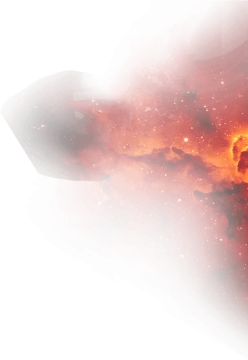 a red and yellow explosion