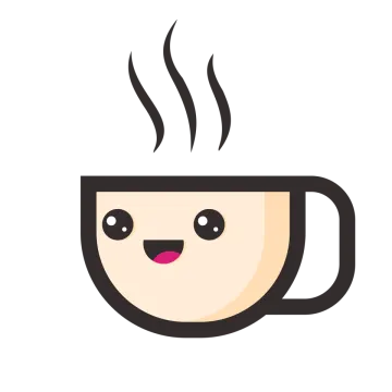 a cup of coffee with a smiling face