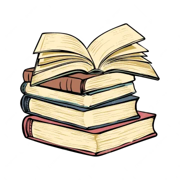 a stack of books