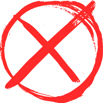 the x logo in black and white