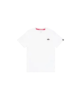 white t - shirt with red logo