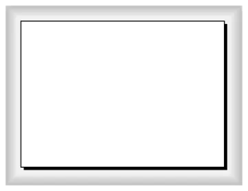 a black and white frame on a white background