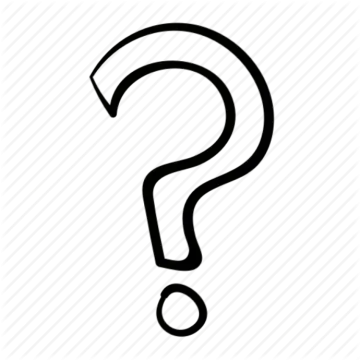a question mark icon