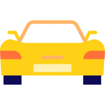 a yellow sports car