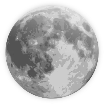a full moon on a white background