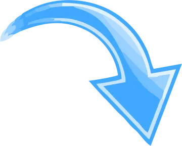 a blue arrow icon