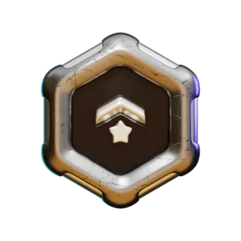 a hexagon icon in the shape of a pentagon