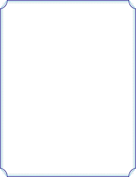 a white frame with a blue border