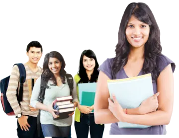 a group of students