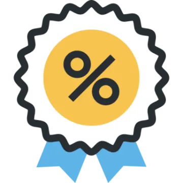 a badge with the number 8 on it