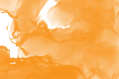 an orange and white watercolor background