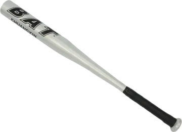 a baseball bat on a white background