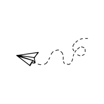 a black and white drawing of an arrow