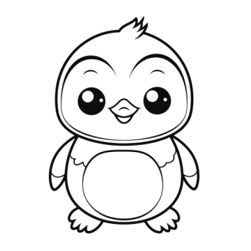 how to draw a penguin step by step