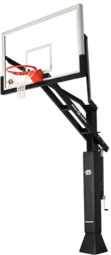 a basketball hoop on a white background