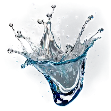 a splash of water