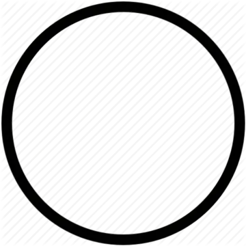 a black circle on a white background