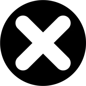 a black and white image of the x symbol