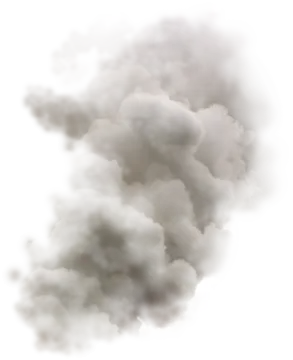 the smoke is white