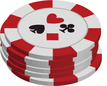 a stack of poker chips