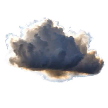 a black cloud on a white background